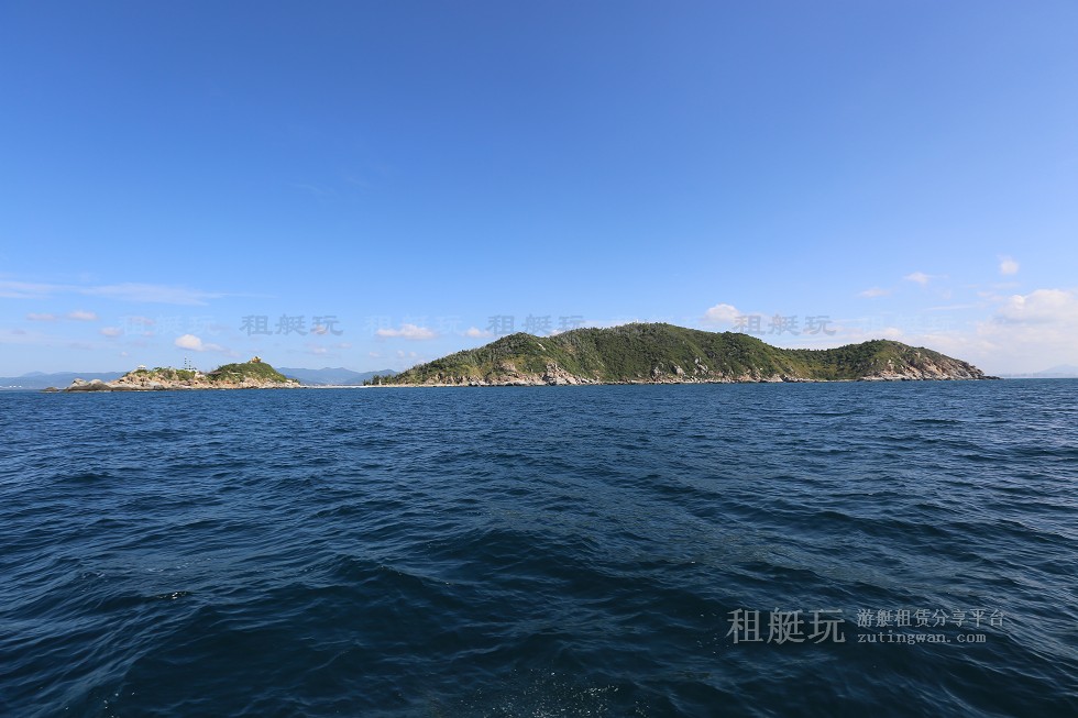 三亞旅游游艇租賃，三亞港至西島航線